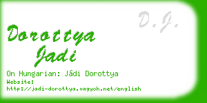 dorottya jadi business card